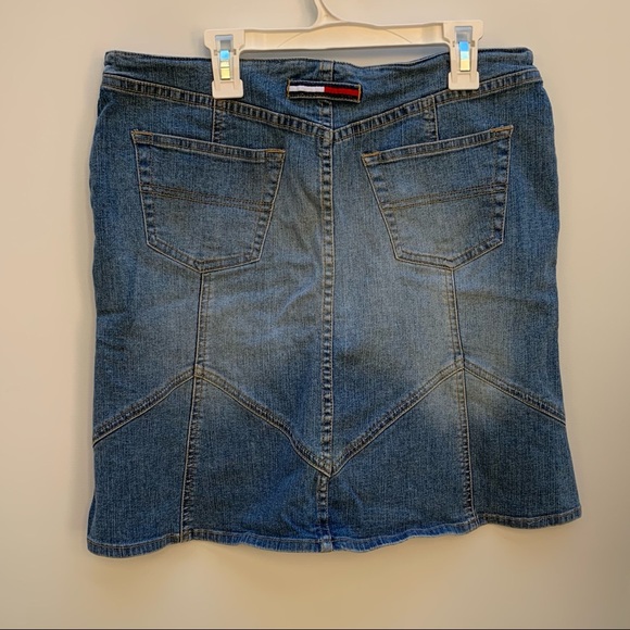 Tommy Hilfiger Lace Up Jean Skirt - Picture 3 of 3